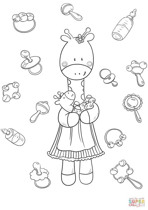 With more than nbdrawing coloring pages giraffe, you can have fun and relax by coloring drawings to suit all tastes. Giraffe Mom with Baby Giraffe coloring page | Free ...
