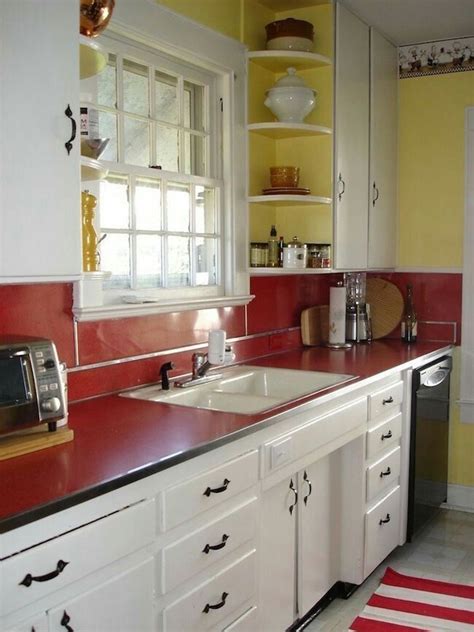 Pin By Katzenmutter On Kitchen Red Kitchen Accents Kitchen Design
