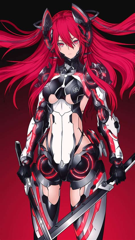 14 Red Hair Anime Girl Wallpapers For Iphone And Android By William Russell
