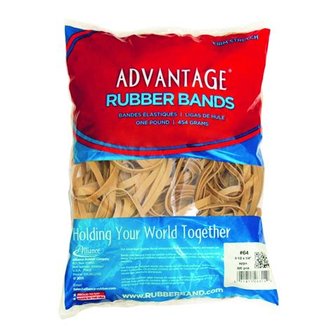 Alliance Rubber 26644 Advantage Rubber Bands Size 64 Approx 320