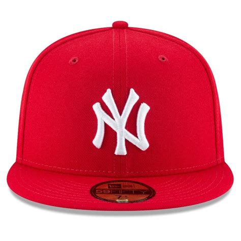 New Era New York Yankees Red 59fifty Fitted Hat