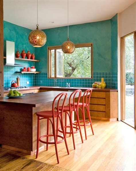31 Bright And Colorful Kitchen Design Inspirations
