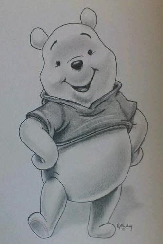 You can edit any of drawings via our online image editor before downloading. Original pencil drawing of WINNIE THE POOH | Disney art ...