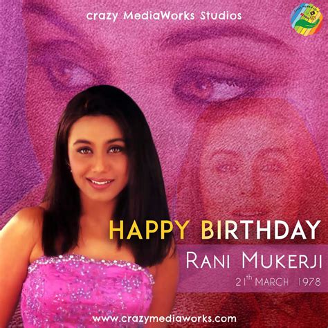 Happy Birthday Rani Mukerji Rani Mukerji Happy Birthday Digital Marketing Solutions