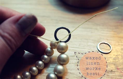Diy Pearl Necklace · How To Make A Pearl Necklace · Beadwork And