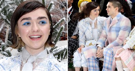 Maisie Williams And Reuben Selby Matching Thom Browne Suits Popsugar