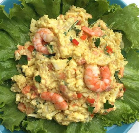 Cold Curried Rice And Shrimp Salad