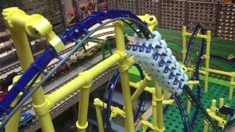 Lego Trains Coaster Dynamix And Knex Roller Coaster In Our City Youtube