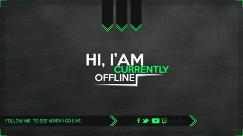 Alpha Offline Screen Twitch With Psd Template Download