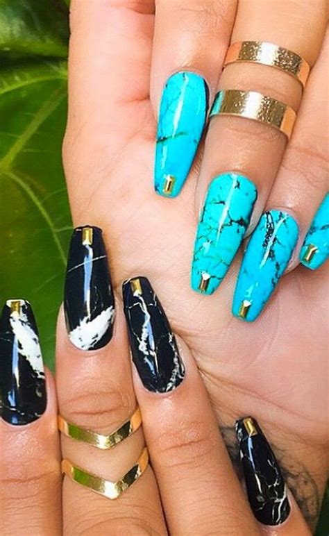 28 Marble Nail Designs For An Elegant And Strong Look