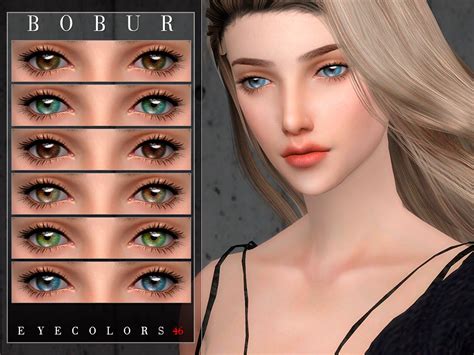 Realistic Eyecolors Bes06 The Sims 4 Download Simsdom