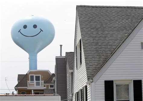 Longport Water Tower Smiles On Town Once Again