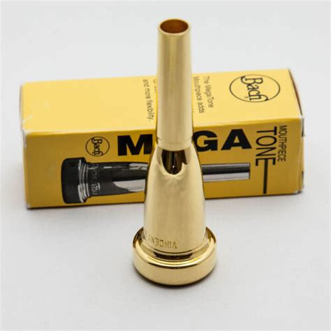 Bach 24k Gold Megatone Trumpet Mouthpiece 3c New Ebay
