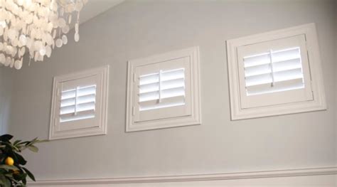 What Window Treatments To Use For Small Windows Sunburst Shutters