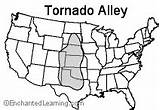 Tornado Alley Weather Coloring Pages Worksheet Kansas Activities Oklahoma Enchantedlearning Tornadoes Map Worksheets Texas Science Color Blank Usa Label Word sketch template