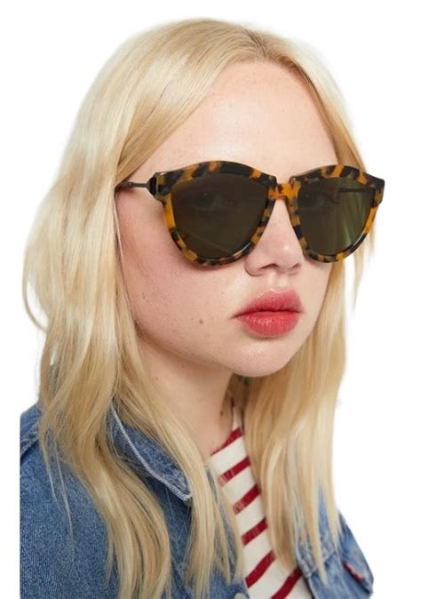 Karen Walker Harvest Hybrid Sunglasses Crazy Tort Eco Friend