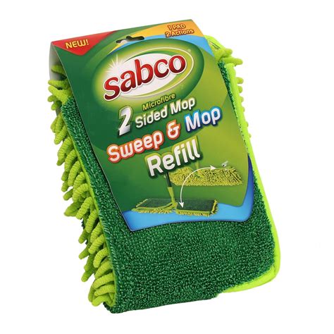 Sabco 2 Sided Microfibre Flip Mop Refill Pad - Bunnings Australia