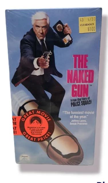 THE NAKED GUN From The Files Of Police Squad VHS New Factory Sealed PicClick
