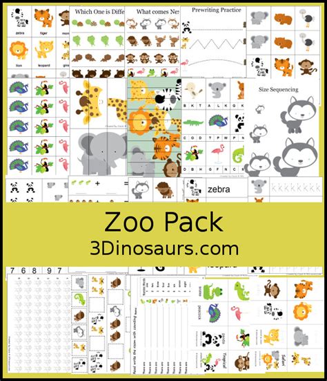 Free Printable Zoo Activities For Preschoolers Free Printable Zoo
