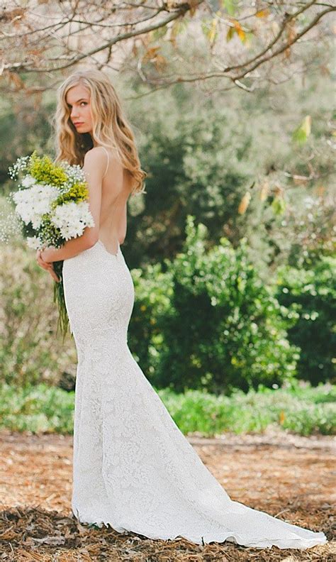 Saturday Style Backless Wedding Dresses By Katie May Perfete Backless Lace Wedding Dress