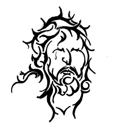 See more ideas about jesus tattoo, jesus, tattoos. HendersonWorks: Tribal Jesus?