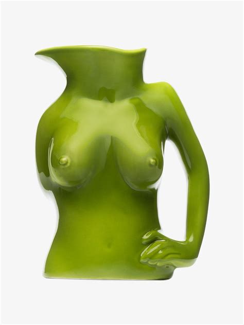 Anissa Kermiche Green Jugs Porcelain Jug Browns