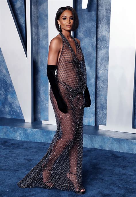 Ciara Responds To Critics Of Her Vanity Fair Oscar Party Outfit