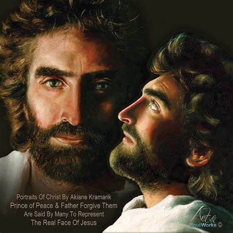 Protrat Of Jesus And Profile Of Jesus By Akiane Kramarik Jesus