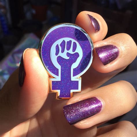 Feminist Enamel Pin Feminist Pride Fist Black Feminist Etsy