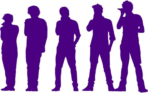 Generate a logo with placeit! One Direction Silhouette | Free vector silhouettes