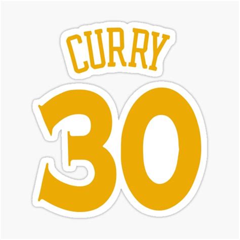 Stephen Curry 30 Shirt Sticker For Sale By Rb Bakelli Redbubble
