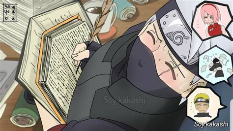 Kakashi Ignoring Hokage Duties And Reading His Favorite Book
