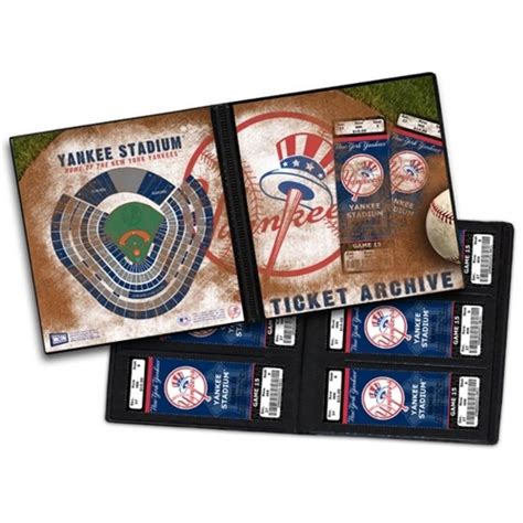 Ticket Album Mlb New York Yankees Holds 96 Tickets