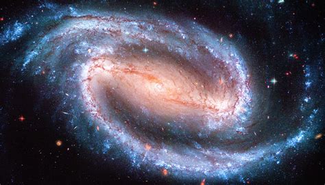 Barred Spiral Galaxy Ngc 1300 By Nasa Hubble Space Telescope Photograph