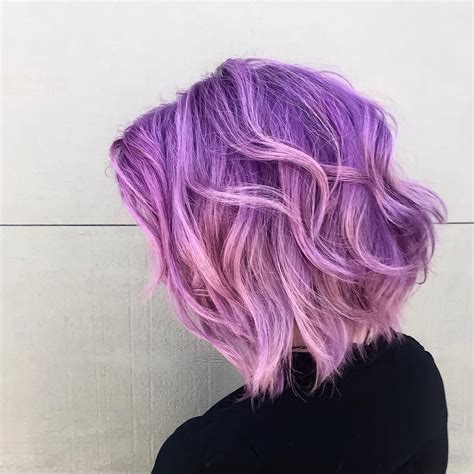 Best purple hair color ideas, including shades for blondes and brunettes and short and long hair, purple highlights, and deep plum hair inspiration to complement all skin tones. 35 Brilliant Short Purple Hair Ideas — Too Stunning to ...