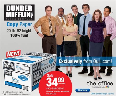 The Office Fans Can Now Buy Dunder Mifflin Paper From Staples