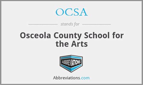 Ocsa Osceola County School For The Arts