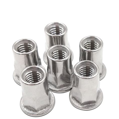 M4m5m6m8m10m12 304 Stainless Steel Rivet Nut Semi Hexagonal Cap In Nuts From Home