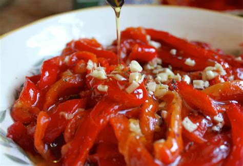 how to roast red peppers and italian red pepper antipasto christina s cucina