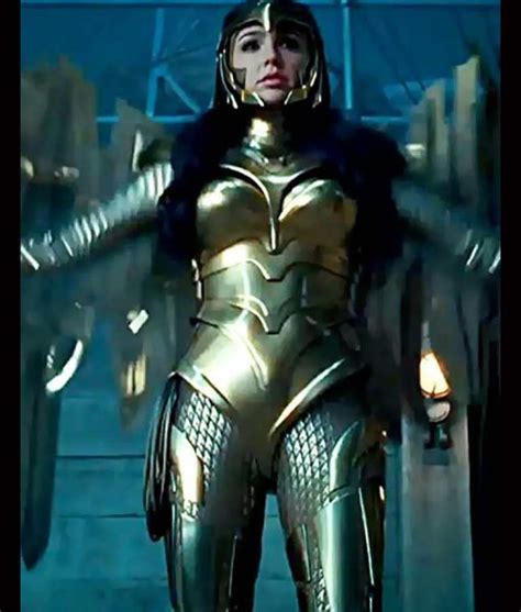 Gal Gadot Corset Diana Prince Wonder Woman 1984 Golden Corset