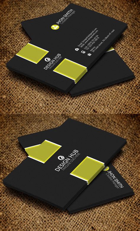 26 Modern Business Cards Psd Templates Print Ready Design Graphic