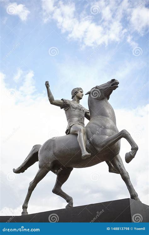 Alexander The Great Statue Stock Photo Image Of Conquer 148813798