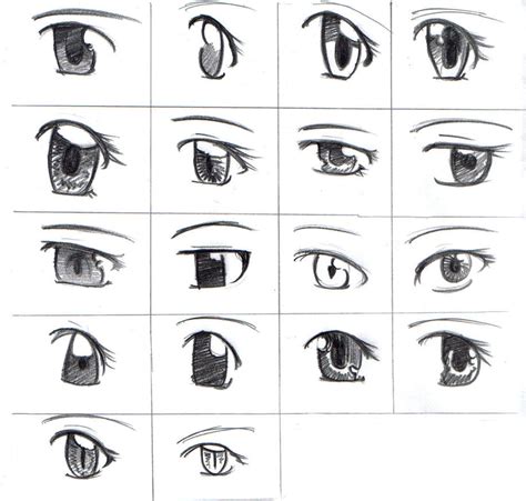 Anime Eyes Drawing 125 By Hurayko On Deviantart