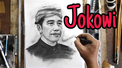 Mungkin banyak kekurangan dari hasil gambar saya tapi saya ber. Gambar Wajah JOKOWI Simple Tapi Keren - YouTube