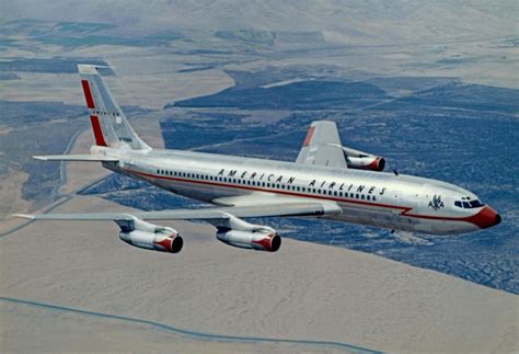 American Airlines 707 Boeing Aircraft American Airlines Vintage