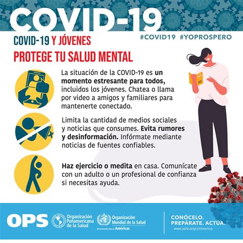 COVID 19 y jóvenes Protege tu salud mental Aprende Resiliencia