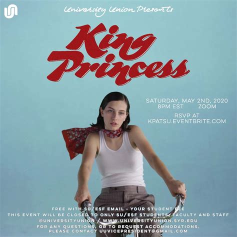 King Princess Virtual Concert Moved To Saturday The Daily Orange