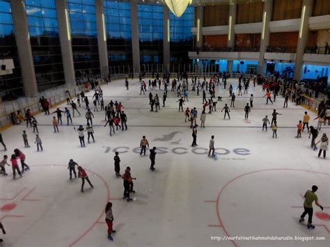 Surrounded by lush greenery and shaded walking paths, the shopping centre. Ice Skating @ Icescape, IOI City Mall | Nurfatin Atikah