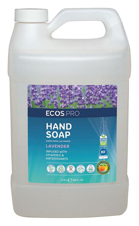 Ecos Pro Lavender Liquid Hand Soap 1 Gal Jug Universal 39n023