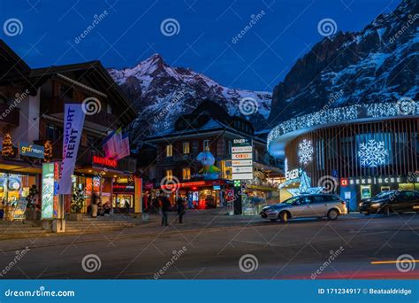 Grindelwald Ski Resort Switzerland Editorial Photography Image Of